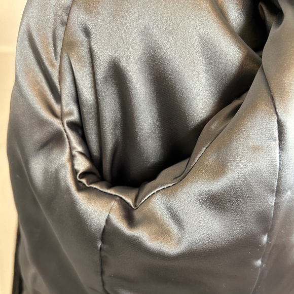 Leather and wool blend coat - Picture 9 of 12
